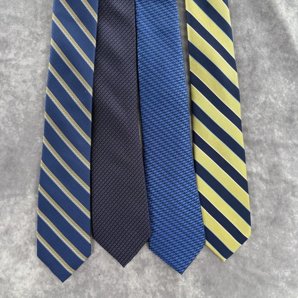 Jos A Bank Tie Lot Of 4 Silk NWT Multicolor